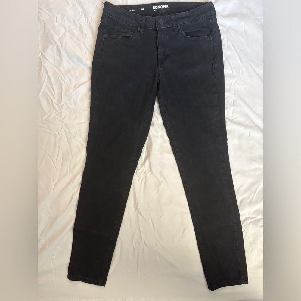 Sonoma Women's Black Skinny Jeans